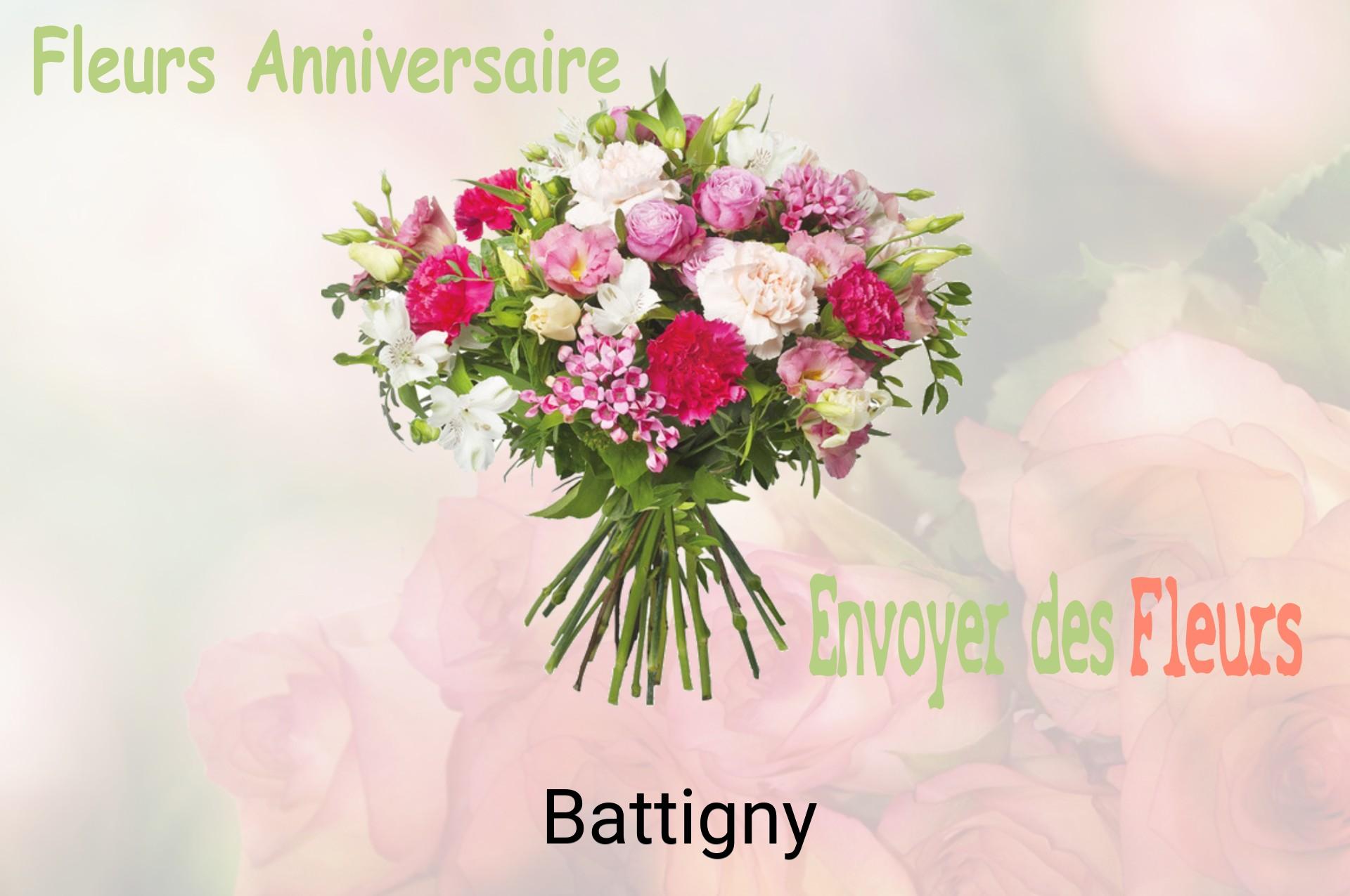 Bouquet de fleurs d’anniversaire livré à Battigny